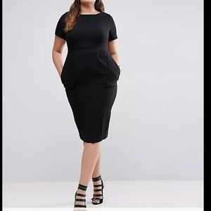 ASOS CURVE Midi Wiggle Dress